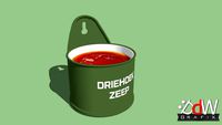 Driehoek Zeep Wandhouder