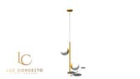 Pendente Polonia(Dourado Fosco)
