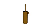 JEE-O slimline toilet brush - matt gold
