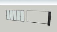 Porta Camarão 400x15x212 - Fechado e aberto