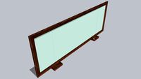 Papan Tulis Kaca Hijau / Writing Board