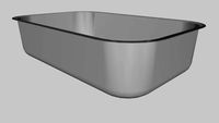 DOCOL - Cuba Invicta 56x34x15 alto brilho s/vsa 3,5' Ref.: 5078 - Cód. 017055CH