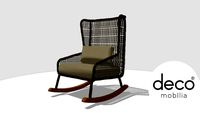 POLTRONA DE BALANÇO - 1027 - DECO MOBÍLIA
