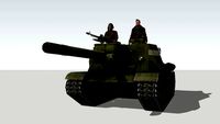 WW2 Soviet ISU-152 Heavy Self-Propelled Howitzer Gun Set 01