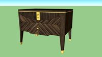 Montecarlo 2- Drawer Nightstand by Carpanese Home Italia