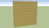 Jumboscherm 21 planken 180x180 cm