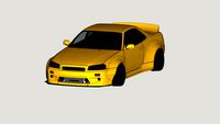 1999+Nissan+-+GTR+R34+GT-R+V·spec+II+Rocket+Bunny