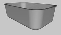 DOCOL – Cuba Invicta 56x34x18 alto brilho s/vsa 3,5' Ref.: 5085 – Cód. 016994CH