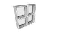 Bloco de Vidro 19x19cm - DINÂMICO