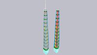 Skyscraper design #33 v2 refined superstructure and foundation model