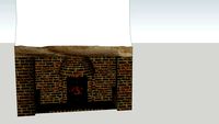 English Inglenook with beehive canopy