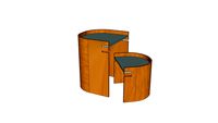 Conjunto Poks WoodSkull - Tororó