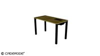 Mesa de Trabalho Plataforma Simples Principal c/ Pé Eco - 1200x600