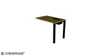 Mesa de Trabalho Plataforma Simples c/ Pé Eco - 1000x600 - LD