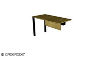 Mesa Gerente Simples c/ Pé Eco p/ Apoio em Armário - 1200x600