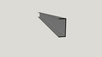 QiC CH02 Perimeter Ceiling Channel Trim 38x15mm