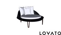 Chaise Capri em cordão trançado