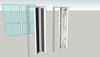 BIFOLD DOOR+GLASS DOOR