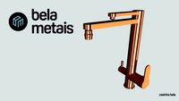Torneira Monocomando Giratória de Filtro Ibiza Rosé Gold (TC 46)