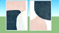 Composição Quadros Moonlight e Moonlight II-Rachel Moya