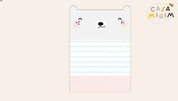 Tapete Playmat Urso Leitor Nude
