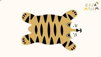 Tapete Playmat Tiger