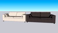 Structube Soft 3-seater sofa