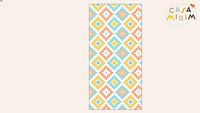 Tapete Playmat Pixel Color 80cm