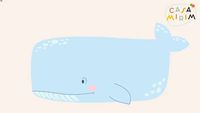 Tapete Playmat Moby Dick Azul Claro