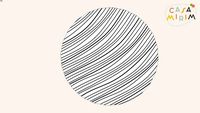 Tapete Playmat Linhas Wave Redondo