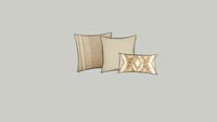 Cream colors pillow set