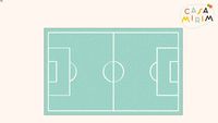 Tapete Playmat Futebol Verde Claro