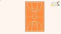 Tapete Playmat Basquete