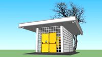 Rumah Genset Pakai Atap