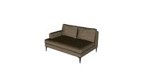 Andes Left Arm Sofa (Oatmeal)