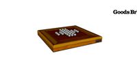 182010#JOGO RESTA UM MADEIRA NATURAL RECOURO CARAMELO
