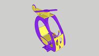 Spring rocker 'Helicopter'/ Качалка на пружине 'Вертолет'