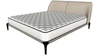 Vanderbilt Bed Truffle Beige Eco Leather by Modloft