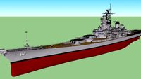USS BB-62 New jersey 1984 Iowa class battleship / アイオワ級戦艦 ニュージャージー 近代改修版