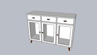 13A Boho style dresser