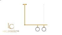 Pendente França (Dourado Fosco)