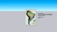 Quadro em tela canvas. South America - 1922 - John Bartholomew and Son - The Times Atlas