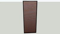 Horizontal louvers