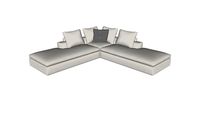 Lucerne Modular Sofa 06 Ashen Fabric By Modloft