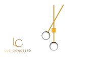 Arandela Amsterdã (Dourado Fosco)