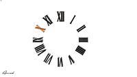 HORLOGE chiffres romain vintage