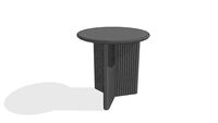 Odeon Round End Table by Gus* Modern