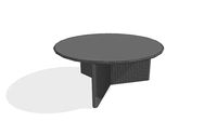 Odeon Round Coffee Table by Gus* Modern