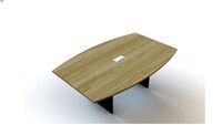 BUILD - Mesa reunião semi oval