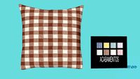 ALMOFADA QUADRADA VICHY - RIAN TRICOT - MIMOO TOYS